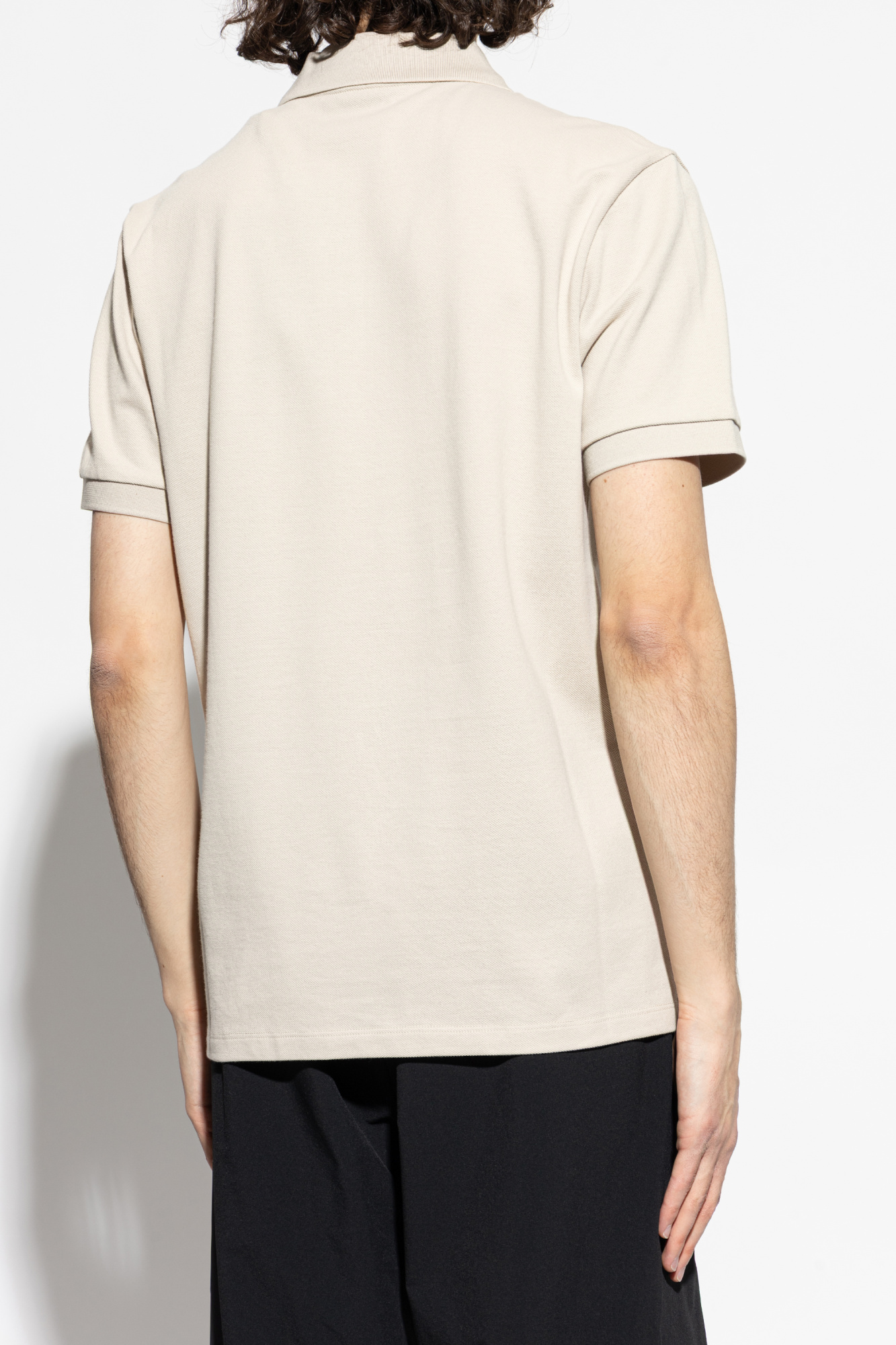 Moncler Polo with printed logo | Men's | Vitkac